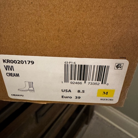 Kork-Ease Tan Ankle Boots with White Sole - Picture 2 of 2